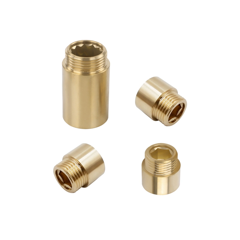 Straight Male Plumbing Screw Socket Coupling Pipe Fittings Pex Brass Compression Fitting