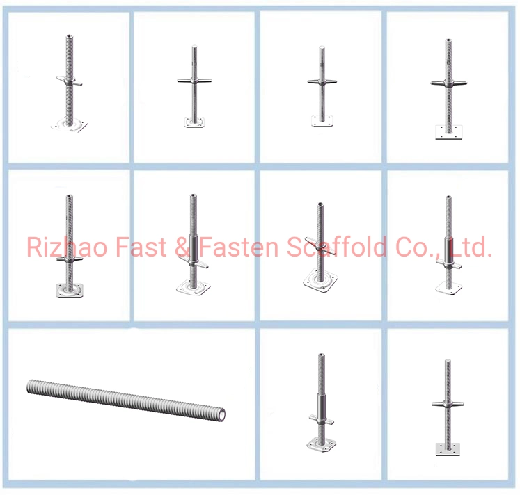 Building Scaffold Adjustable Leveling Screw Base Jack for Sale