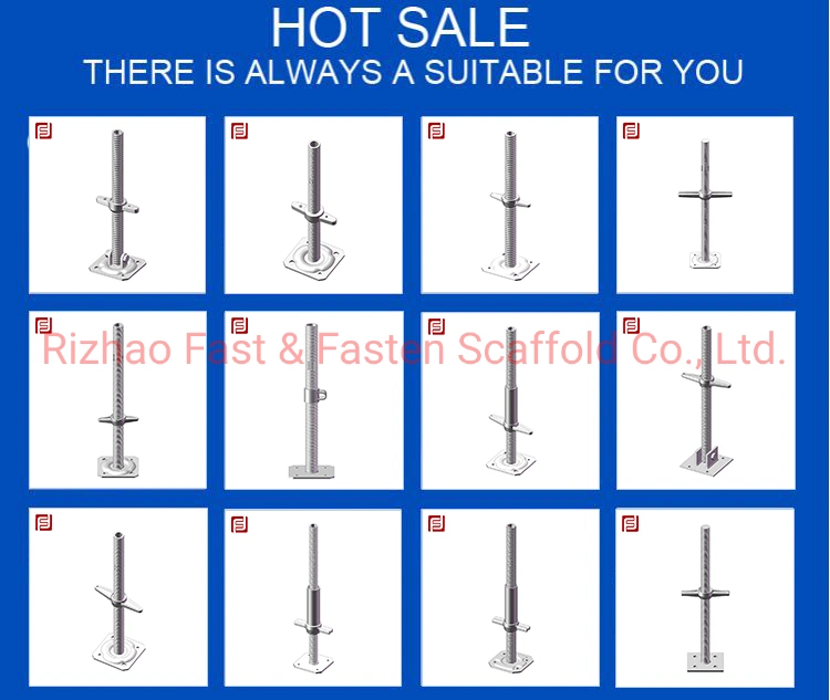 Scaffolding Adjustable Steel Screw Base Jack