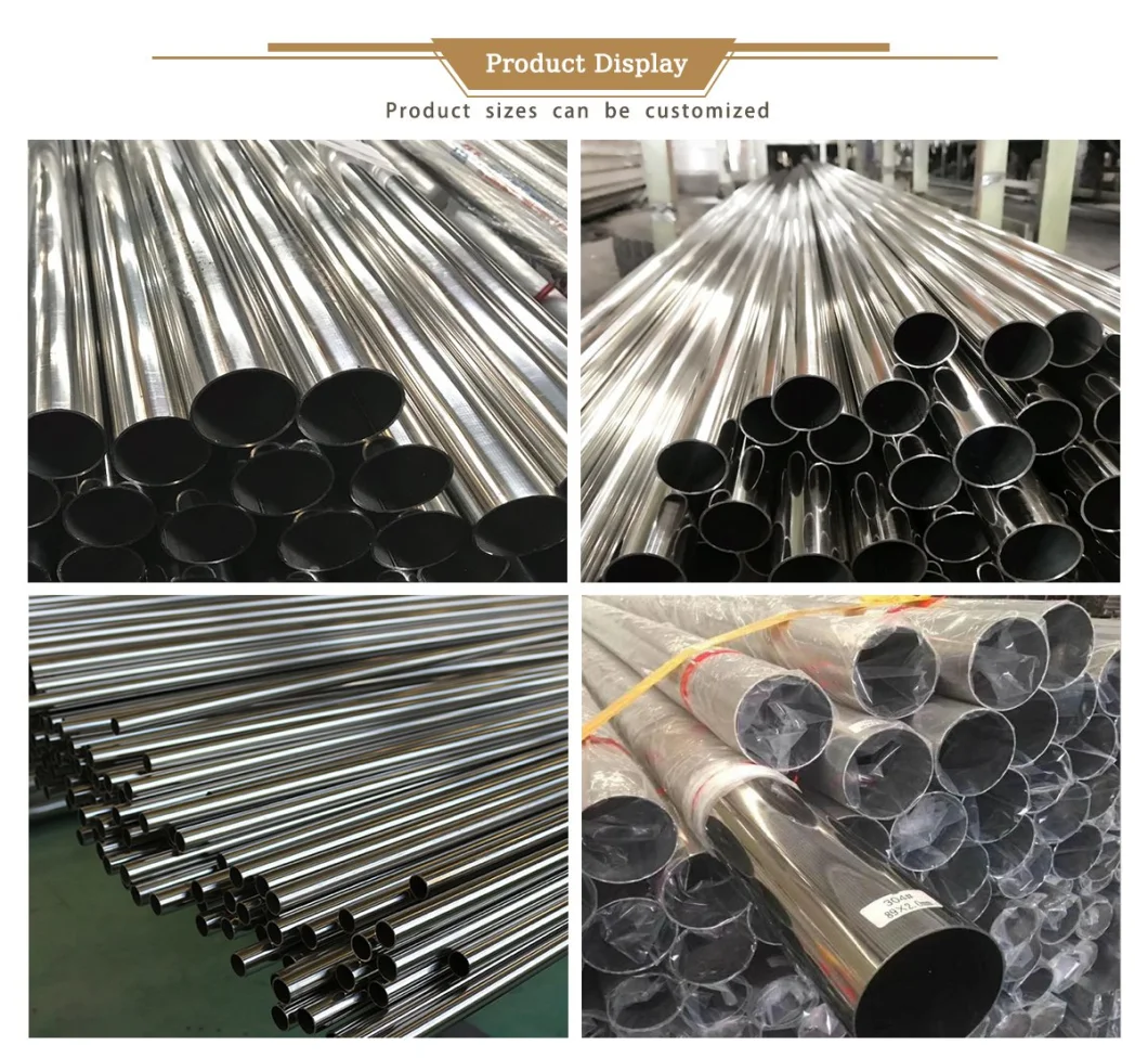 Material Steel 2 Inch 2mm Thick Stainless Steel Pipes 304 304L 304h 310S 316 316L 317L 321 310S 309S Price