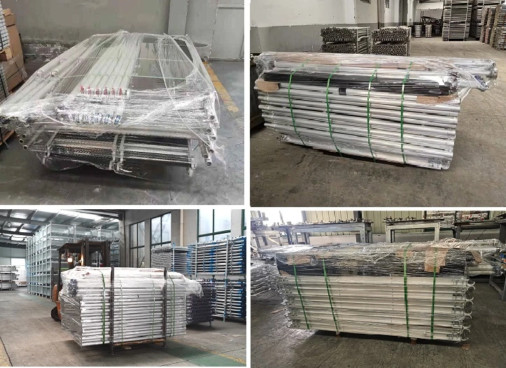 Building Aluminum Ladder Mobile Scaffold