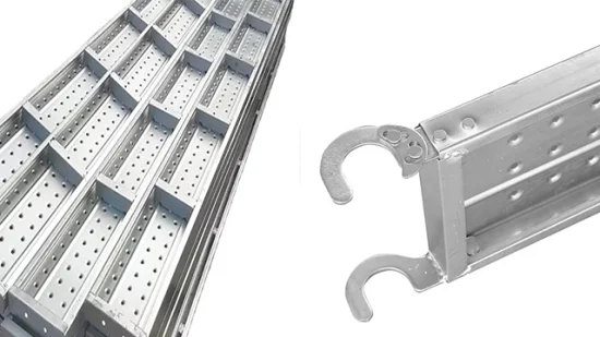 Plate-forme d'échafaudage de cadre en H européen de coffrage de Construction passerelle plate-forme en acier en métal Andamios planche de plate-forme avec crochet