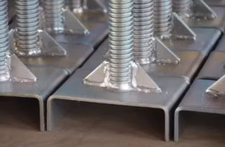 Cric à vis peint/galvanisé/Base de cric/Cric à tête en U