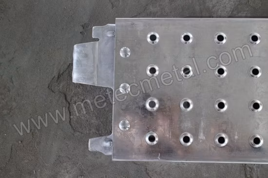 Planche en acier galvanisée d'échafaudage d'échafaudage en métal de Layher