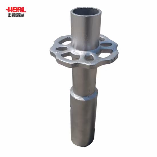 Échafaudage Ringlock galvanisé à chaud en acier polyvalent/système d'échafaudage pour la construction de bâtiments/tunnels/ponts